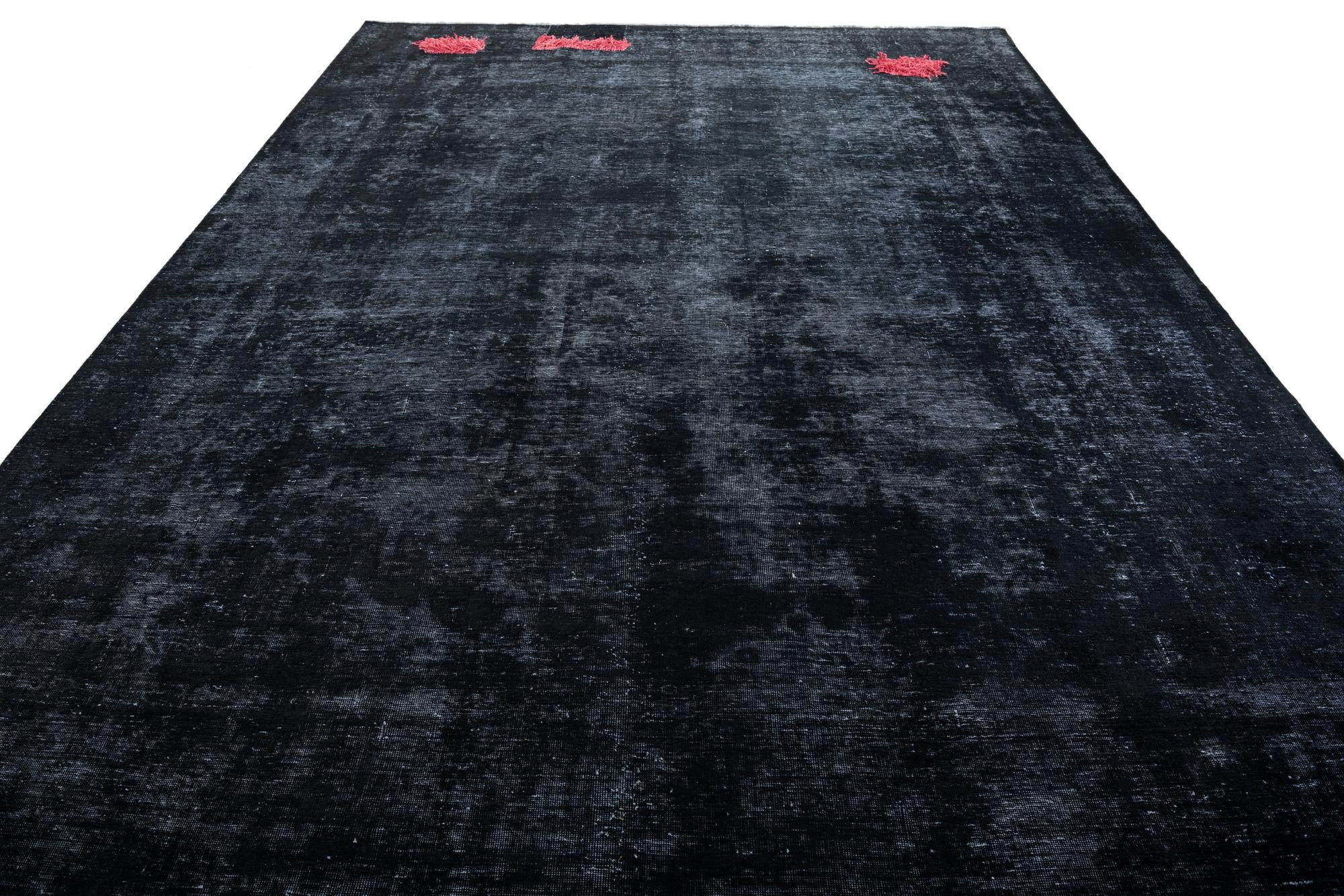 9' 5 x 12' 8 Hand Knotted Ultra Vintage Persian Wool Rug