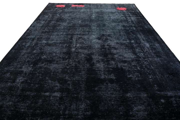 9' 5 x 12' 8 Hand Knotted Ultra Vintage Persian Wool Rug