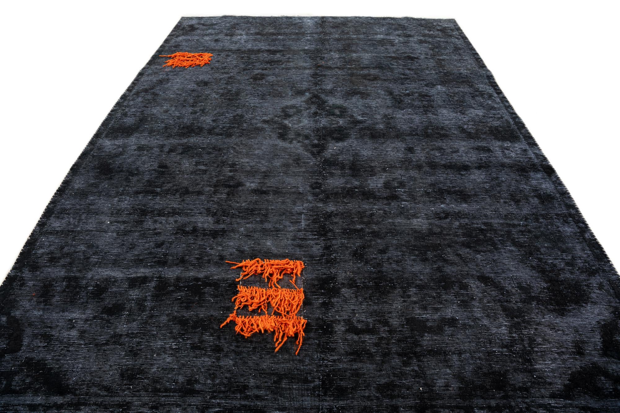 7' 6 x 10' 2 Hand Knotted Ultra Vintage Persian Wool Rug