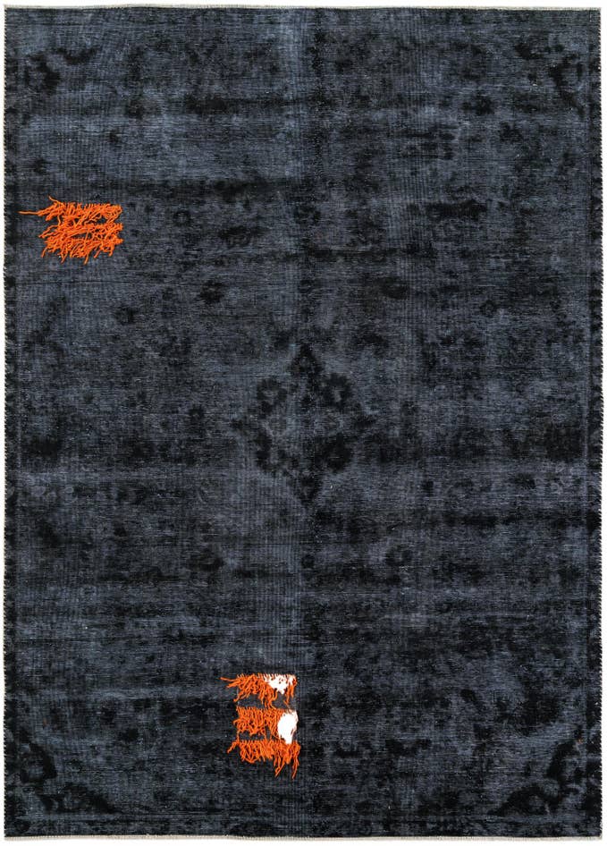 Detail image of 7' 6 x 10' 2 Hand Knotted Ultra Vintage Persian Wool Rug