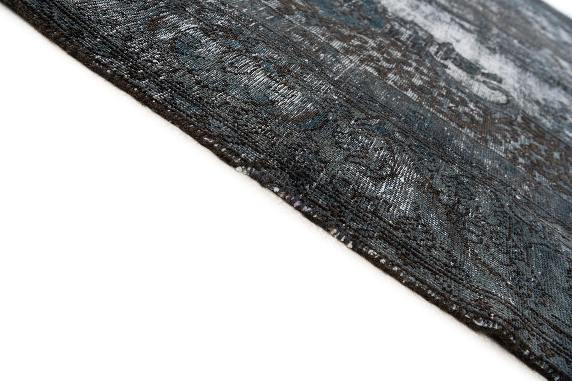 9' x 12' 9 Hand Knotted Ultra Vintage Persian Wool Rug