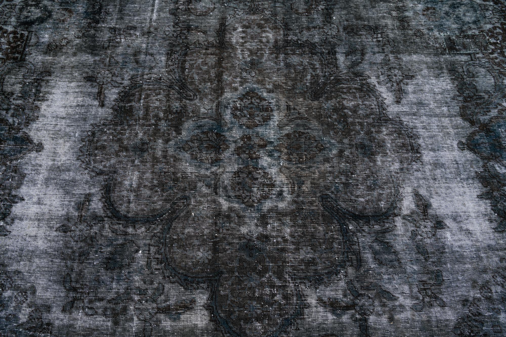 9' x 12' 9 Hand Knotted Ultra Vintage Persian Wool Rug
