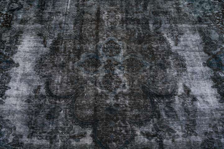9' x 12' 9 Hand Knotted Ultra Vintage Persian Wool Rug