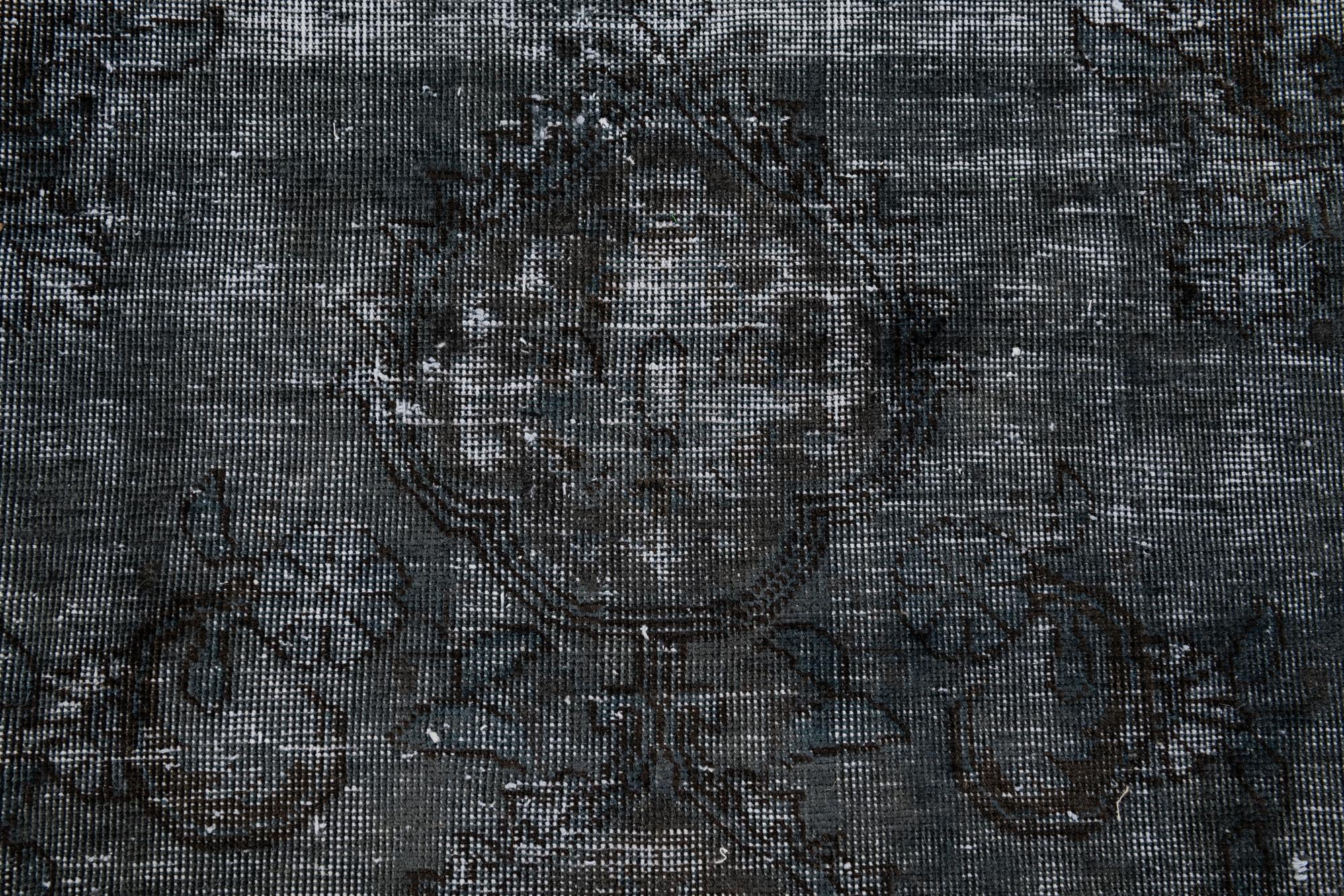 9' x 12' 9 Hand Knotted Ultra Vintage Persian Wool Rug