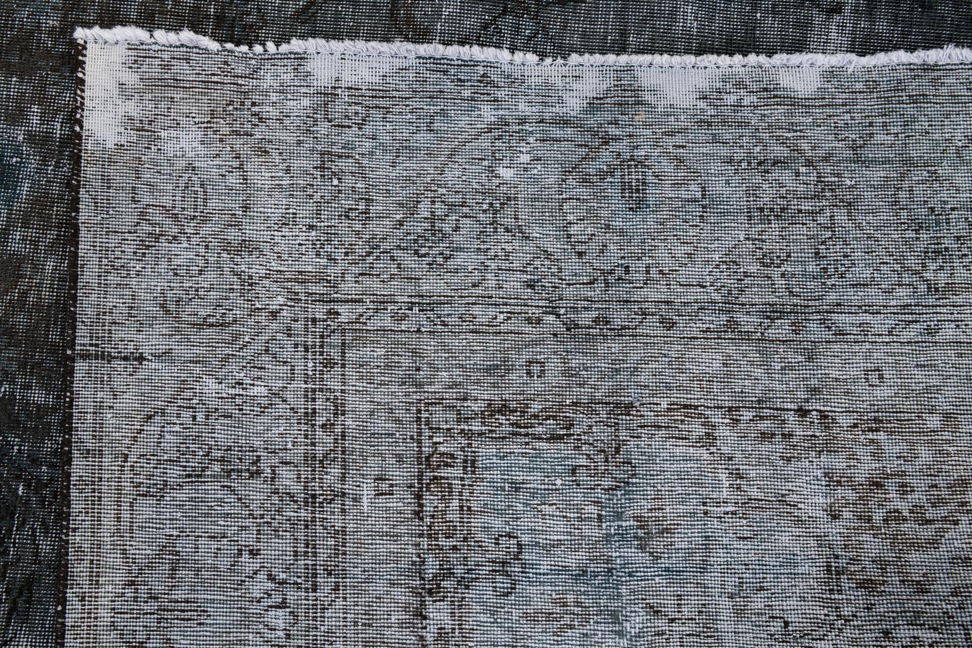 9' x 12' 9 Hand Knotted Ultra Vintage Persian Wool Rug