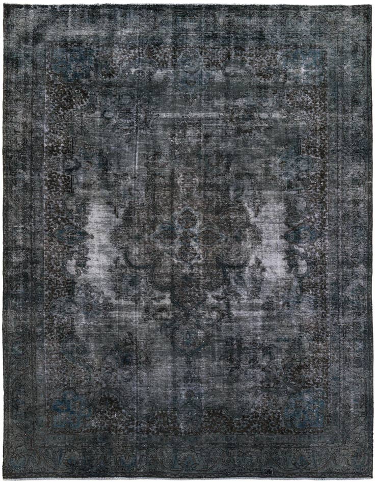 Detail image of 9' x 12' 9 Hand Knotted Ultra Vintage Persian Wool Rug