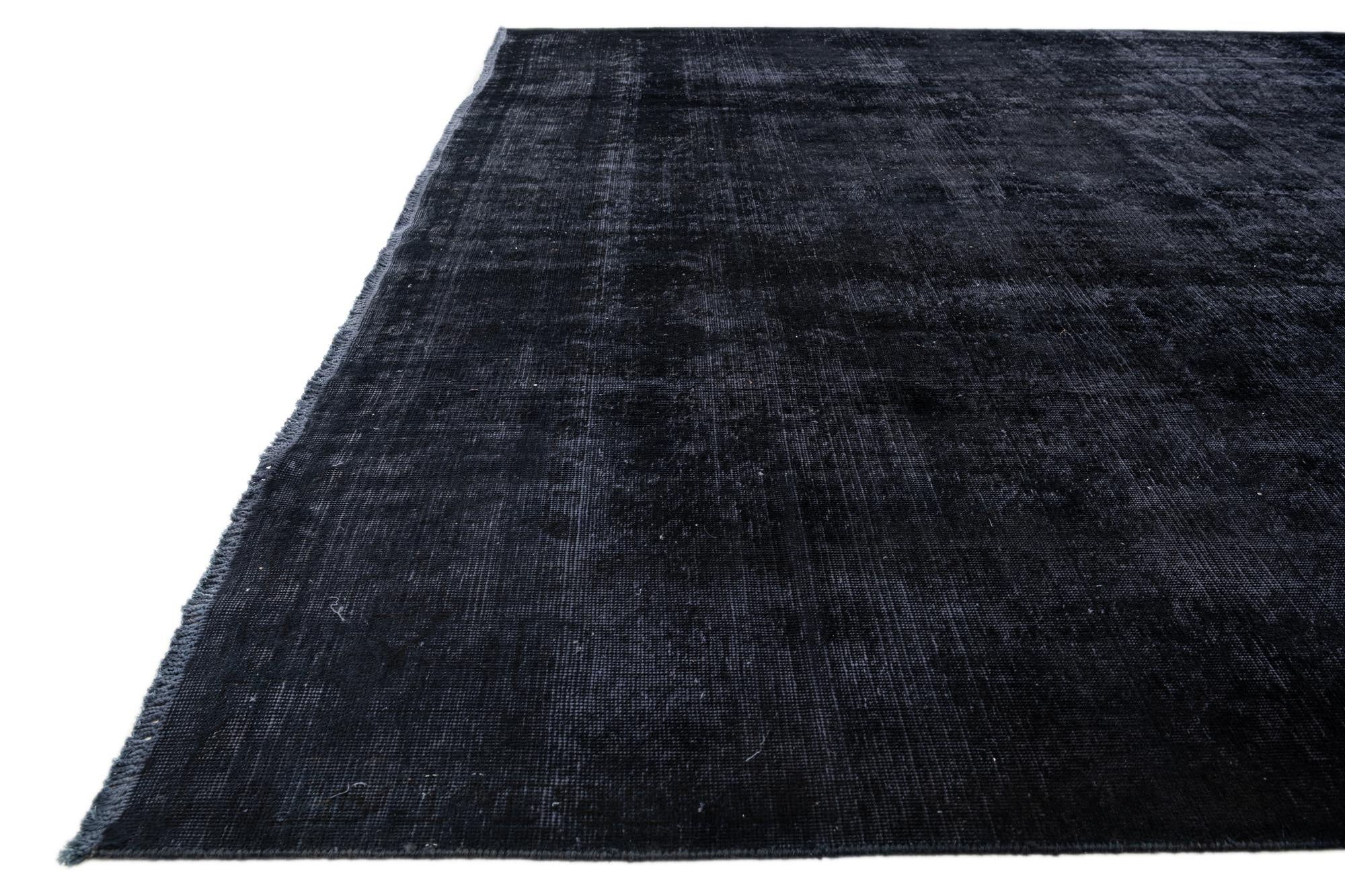 9' 6 x 12' 8 Hand Knotted Ultra Vintage Persian Wool Rug