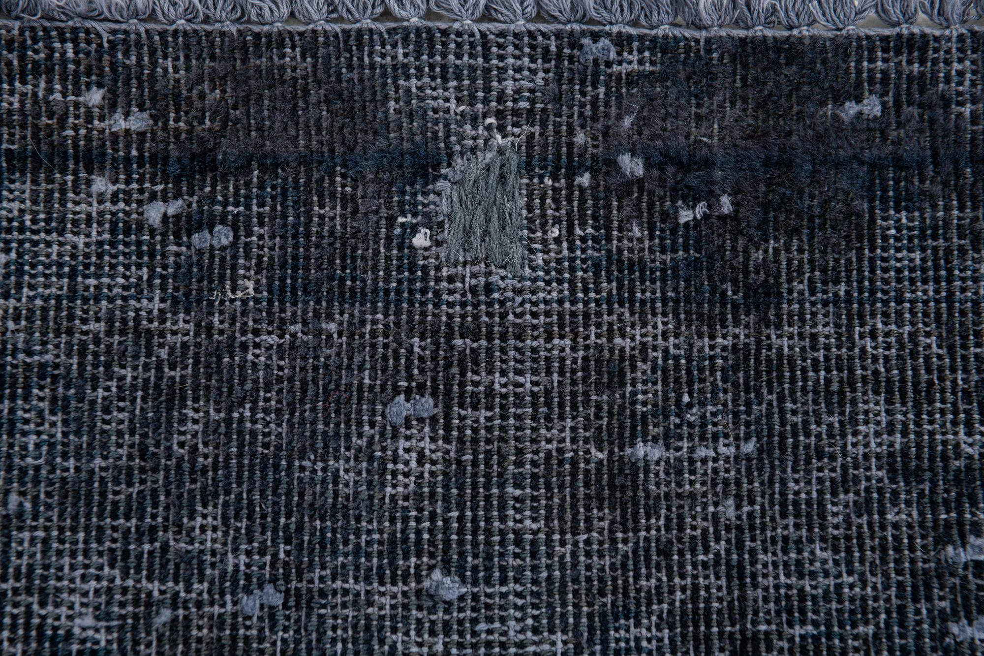 9' x 12' 8 Hand Knotted Ultra Vintage Persian Wool Rug