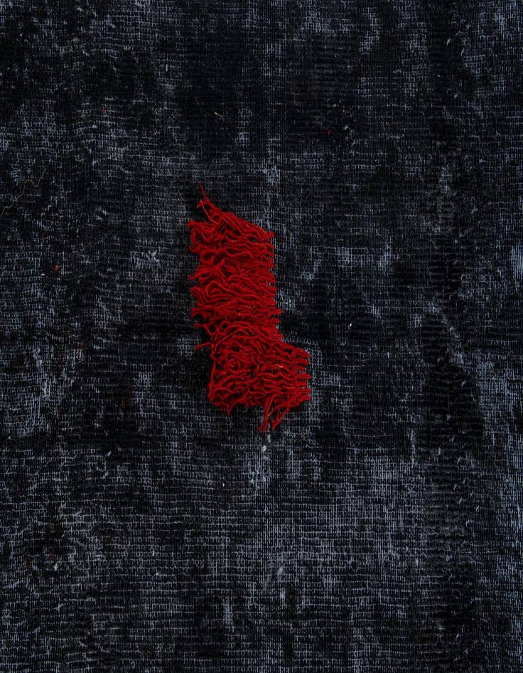 Detail image of 7' 1 x 8' 7  Hand Knotted Ultra Vintage Persian Wool Rug