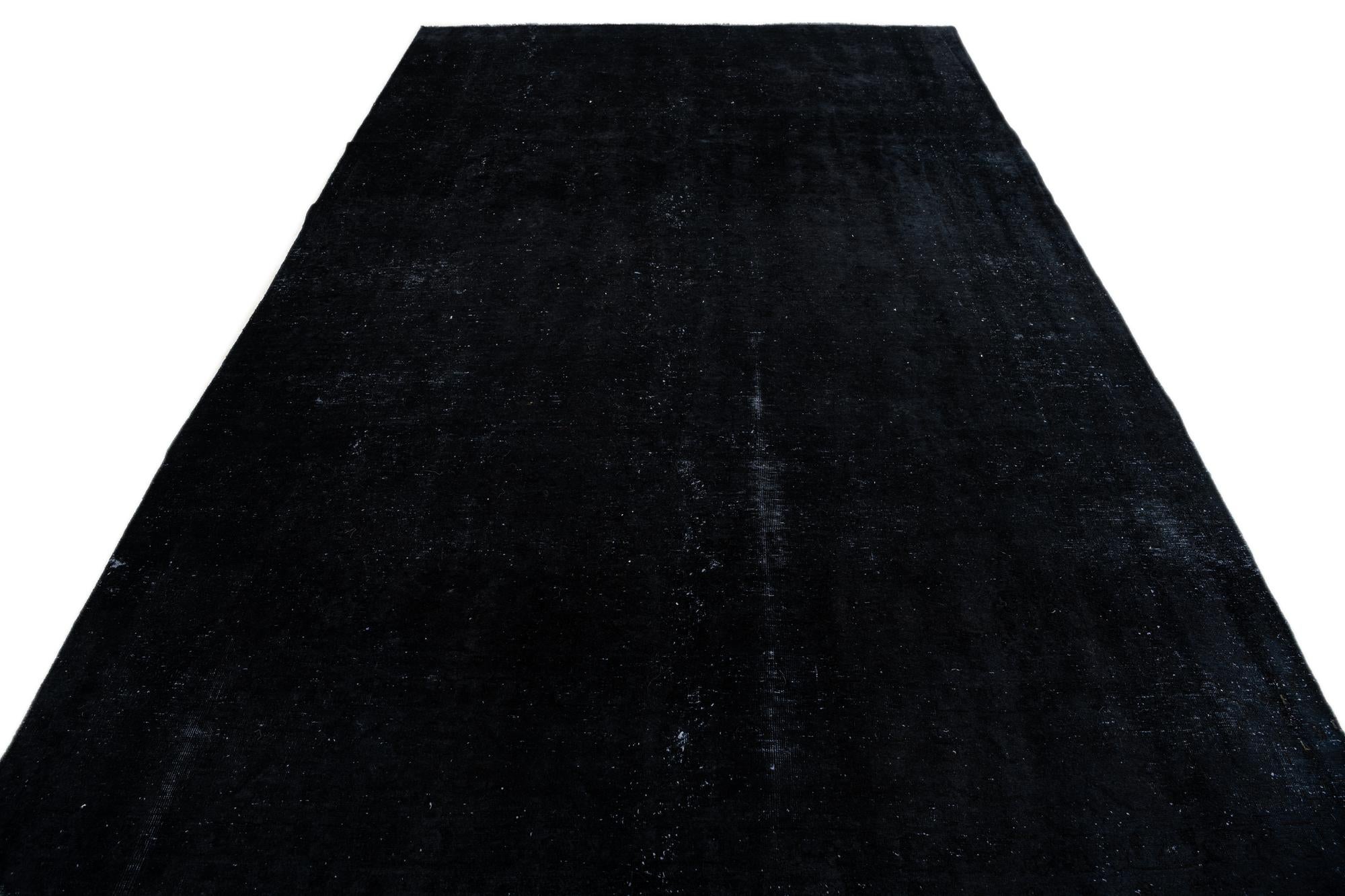 6' 5 x 10' Hand Knotted Ultra Vintage Persian Wool Rug