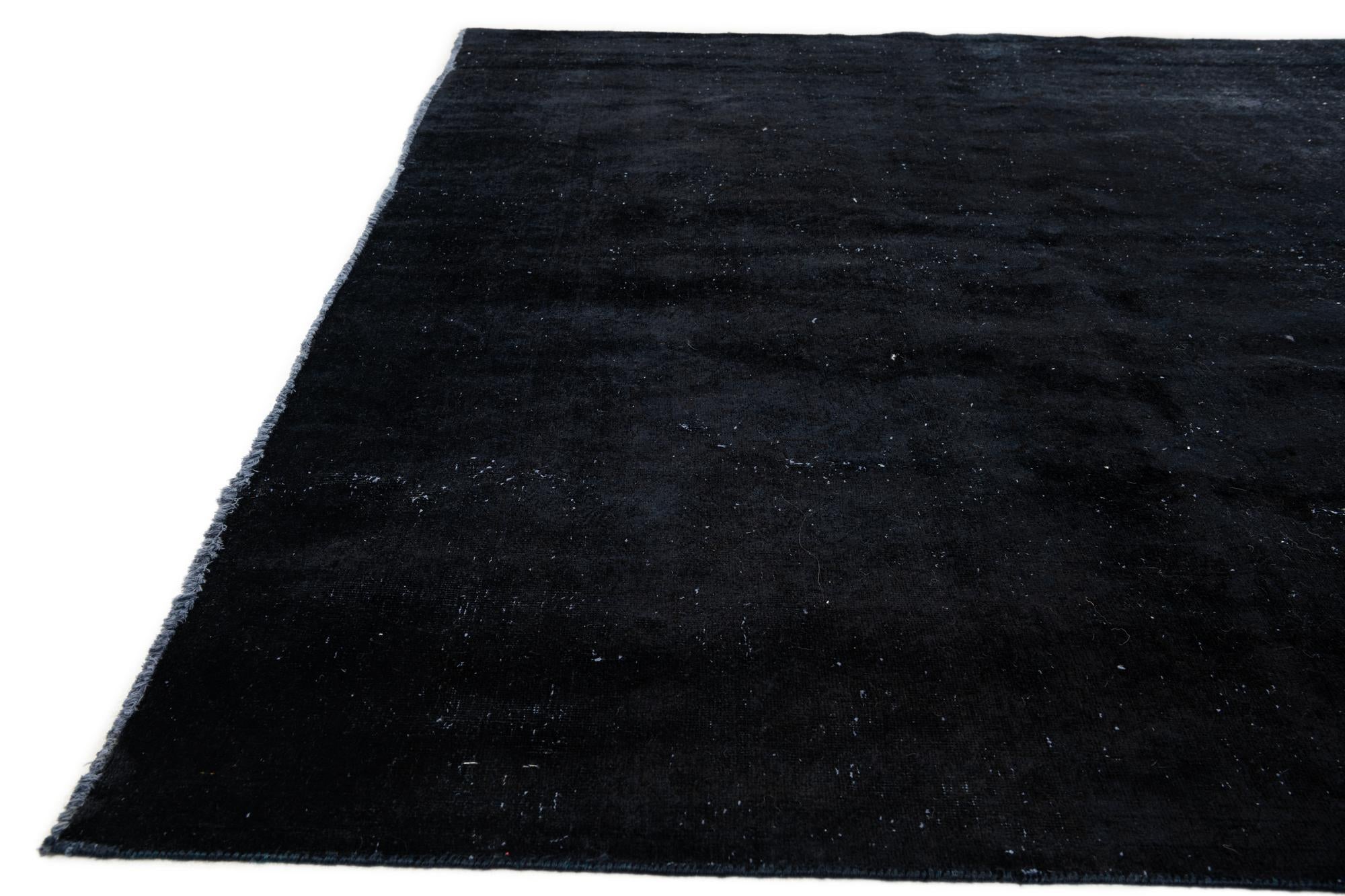 6' 5 x 10' Hand Knotted Ultra Vintage Persian Wool Rug