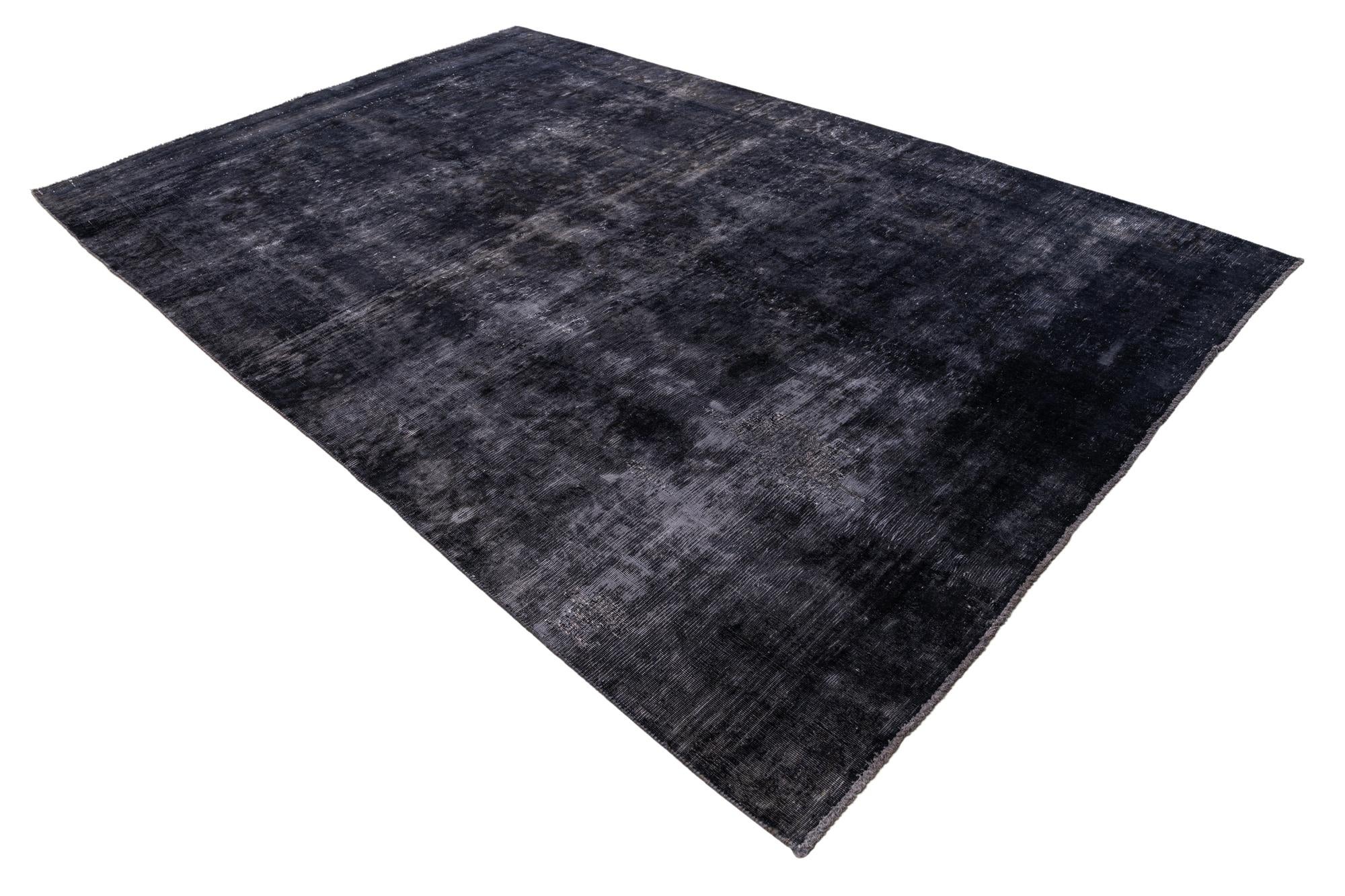 6' 8 x 10' 5 Hand Knotted Ultra Vintage Persian Wool Rug