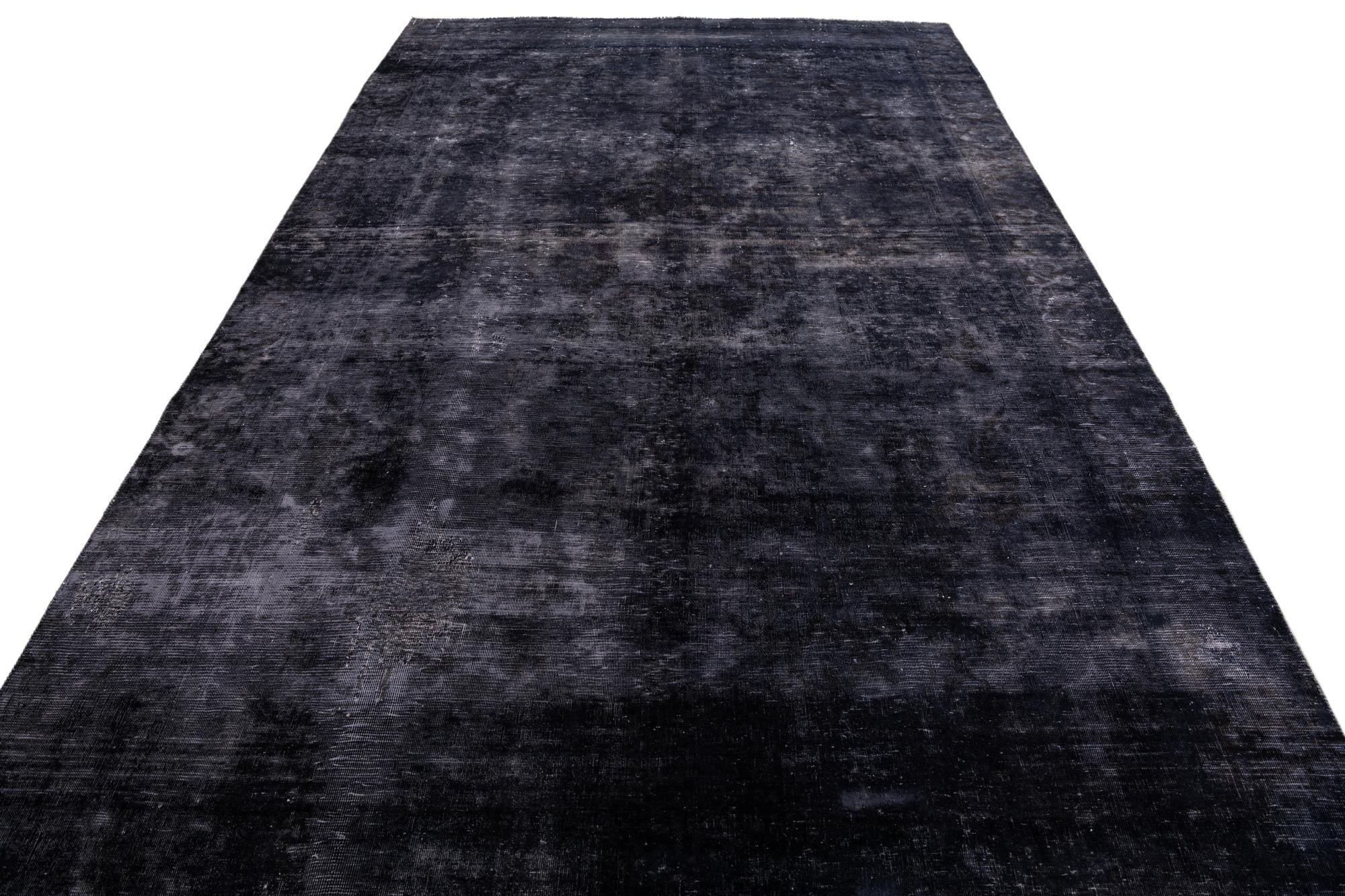 6' 8 x 10' 5 Hand Knotted Ultra Vintage Persian Wool Rug