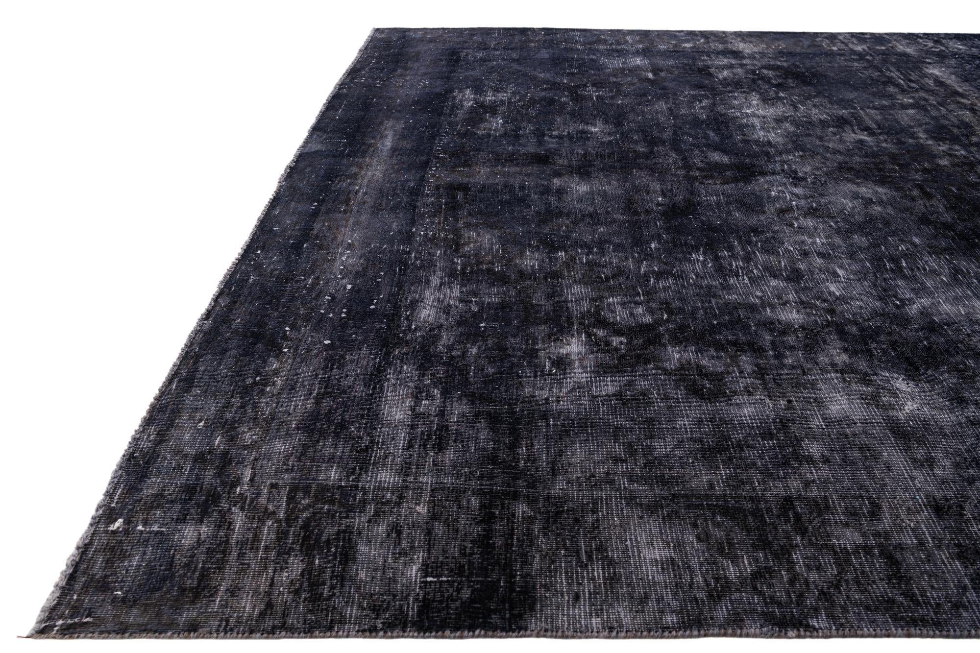 6' 8 x 10' 5 Hand Knotted Ultra Vintage Persian Wool Rug