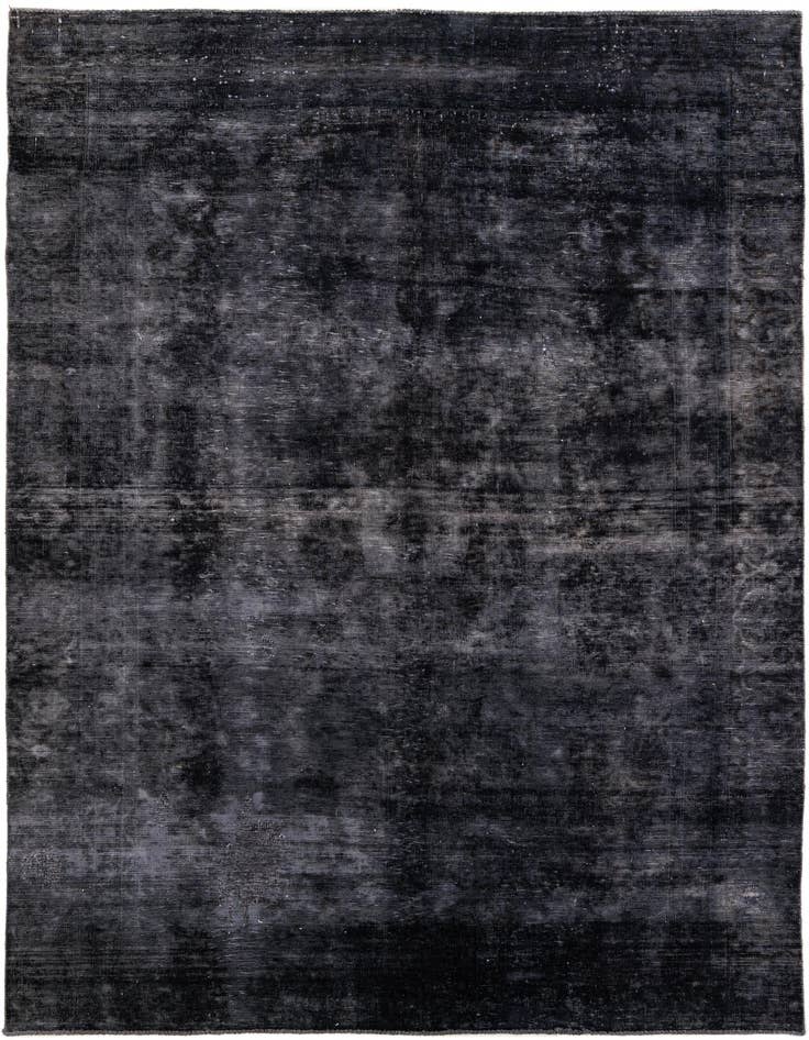 Detail image of 6' 8 x 10' 5 Hand Knotted Ultra Vintage Persian Wool Rug