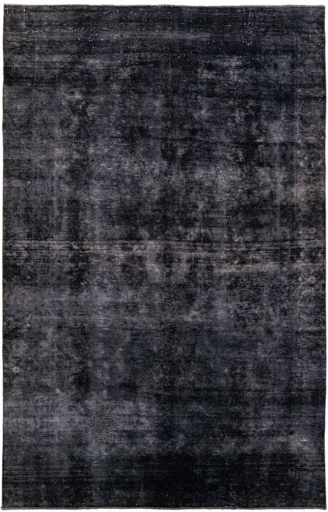 6' 8 x 10' 5 Hand Knotted Ultra Vintage Persian Wool Rug