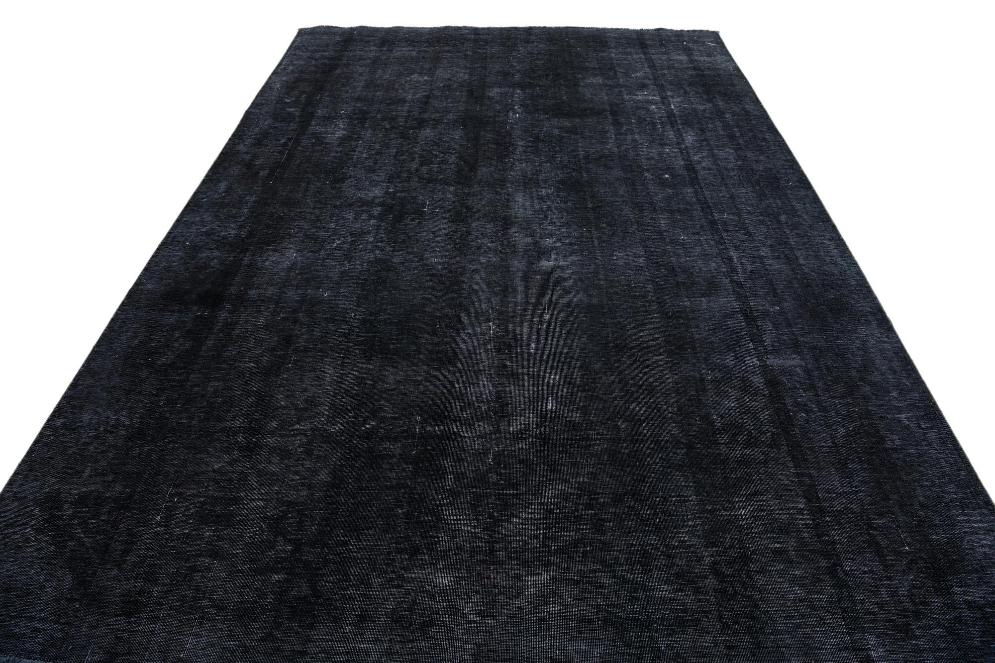 7' 3 x 10' 9 Hand Knotted Ultra Vintage Persian Wool Rug