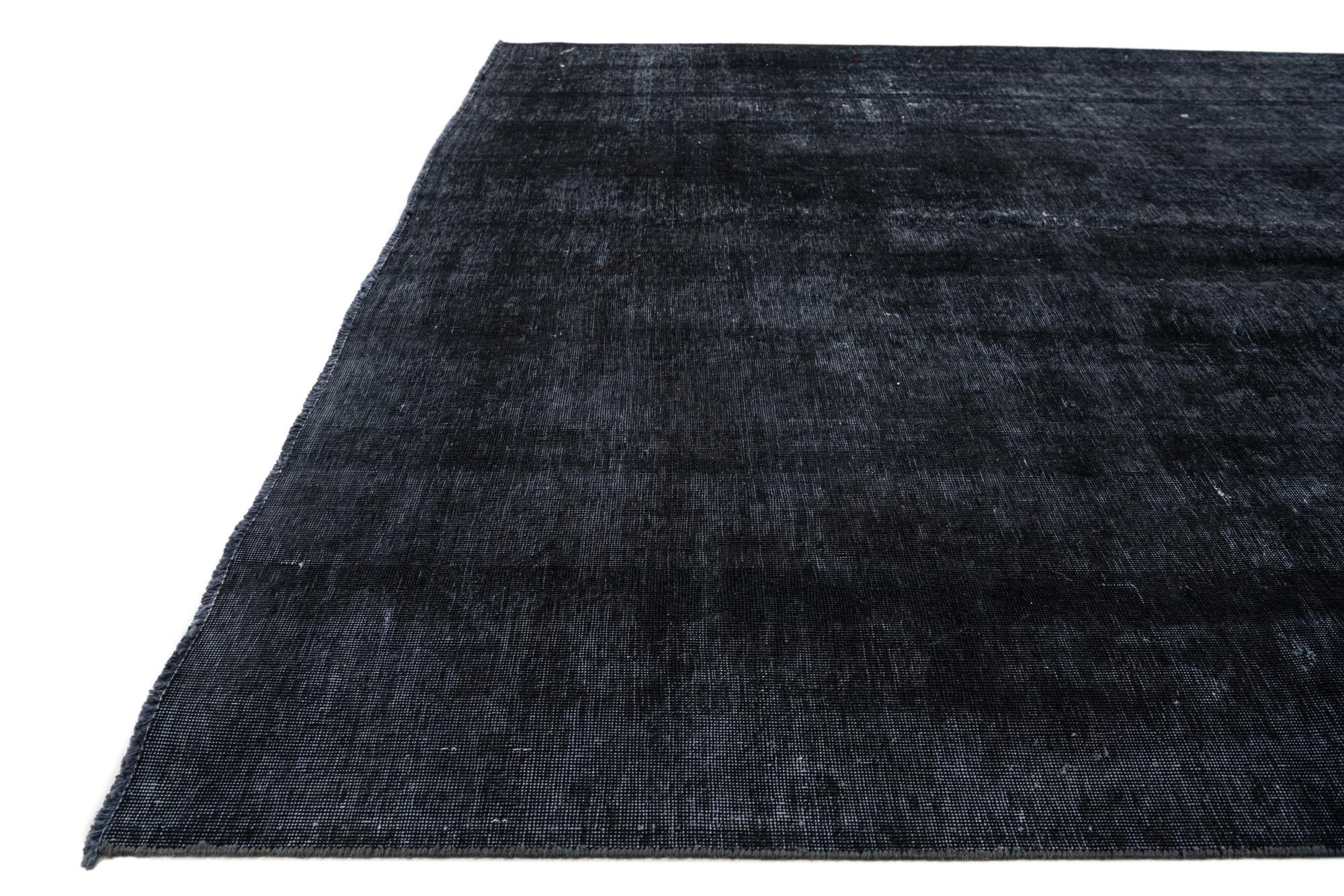 7' 3 x 10' 9 Hand Knotted Ultra Vintage Persian Wool Rug
