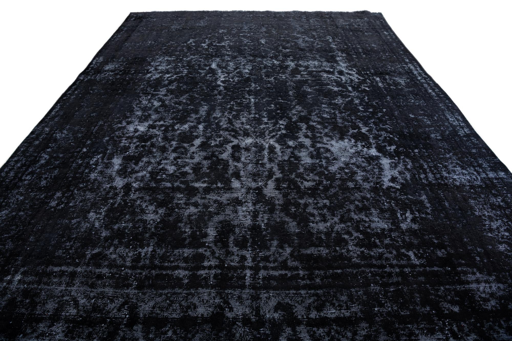 9' 6 x 12' 7 Hand Knotted Ultra Vintage Persian Wool Rug