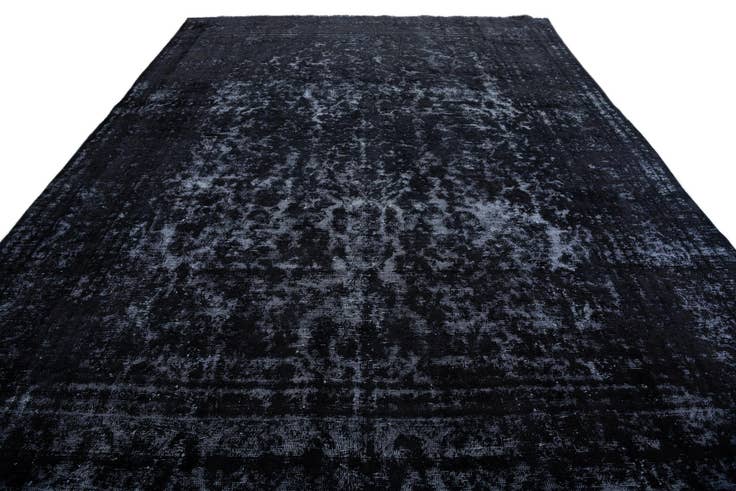 Detail image of 9' 6 x 12' 7 Hand Knotted Ultra Vintage Persian Wool Rug