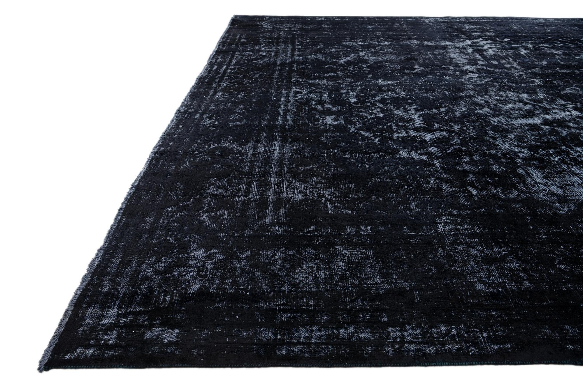 9' 6 x 12' 7 Hand Knotted Ultra Vintage Persian Wool Rug