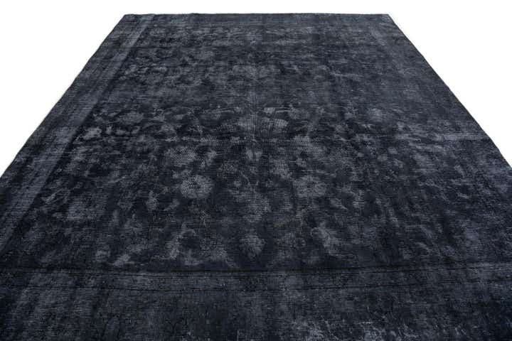 9' x 10' 8 Hand Knotted Ultra Vintage Persian Wool Rug