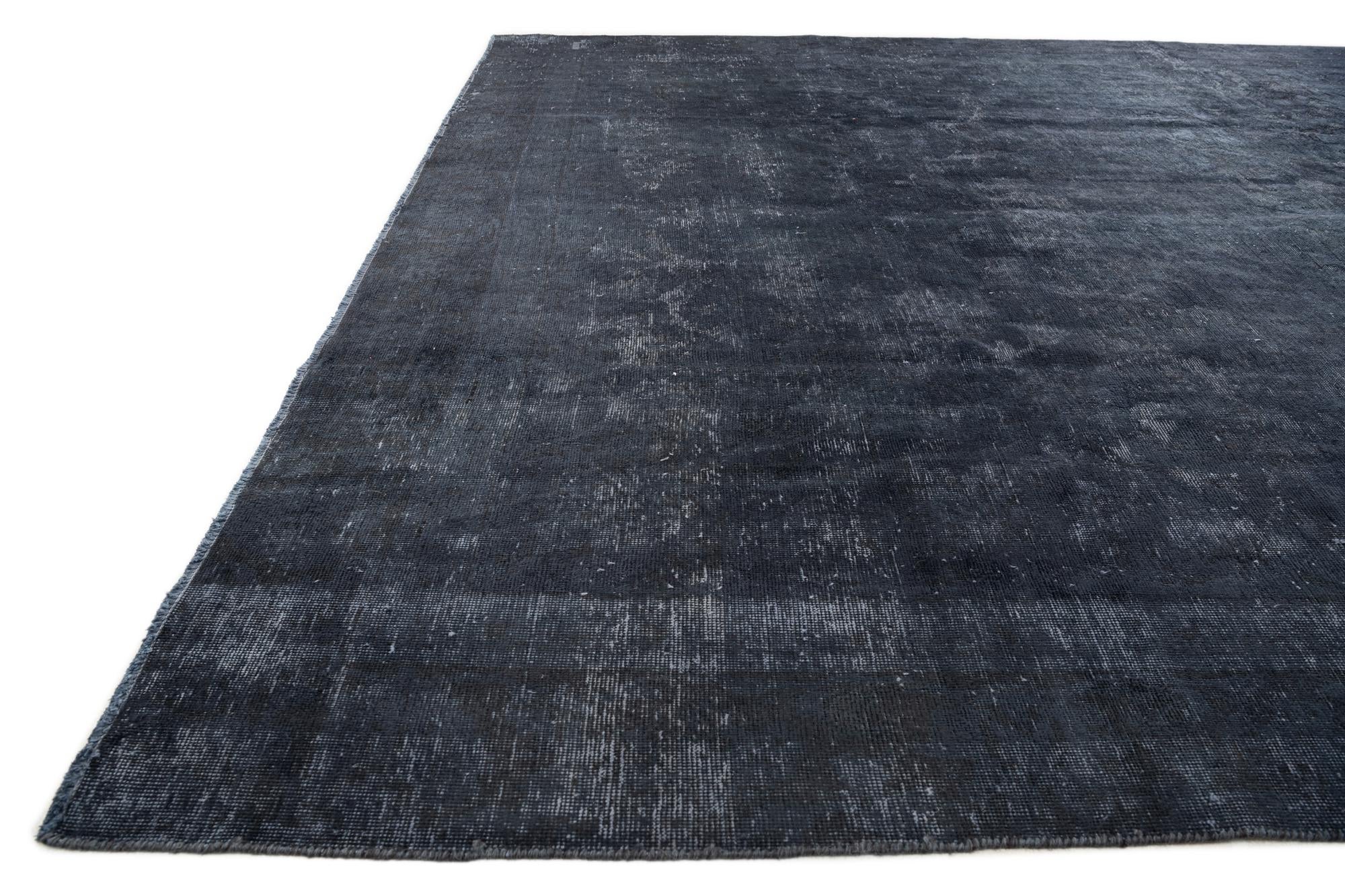 9' x 10' 8 Hand Knotted Ultra Vintage Persian Wool Rug