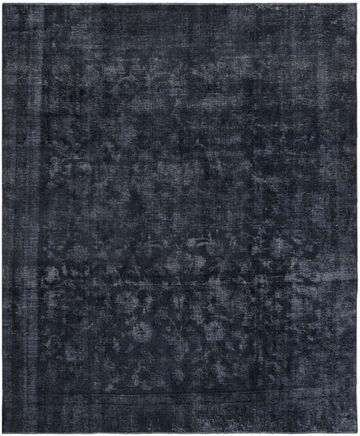 9' x 10' 8 Hand Knotted Ultra Vintage Persian Wool Rug