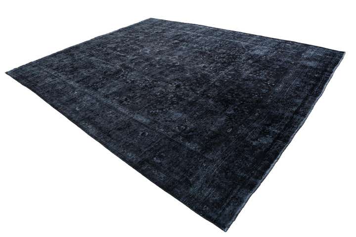 10' 1 x 12' 8 Hand Knotted Ultra Vintage Persian Wool Rug