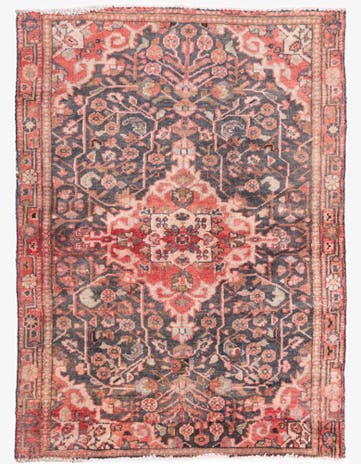 3' 7 x 5' Hand Knotted Ultra Vintage Persian Wool Rug
