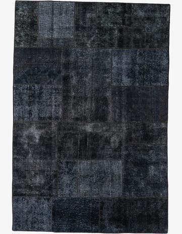 6' 1 x 9' Hand Knotted Ultra Vintage Persian Wool Rug