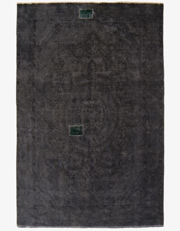 6' 7 x 9' 8 Hand Knotted Ultra Vintage Persian Wool Rug