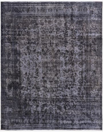 9' 9 x 12' 5 Hand Knotted Ultra Vintage Persian Wool Rug