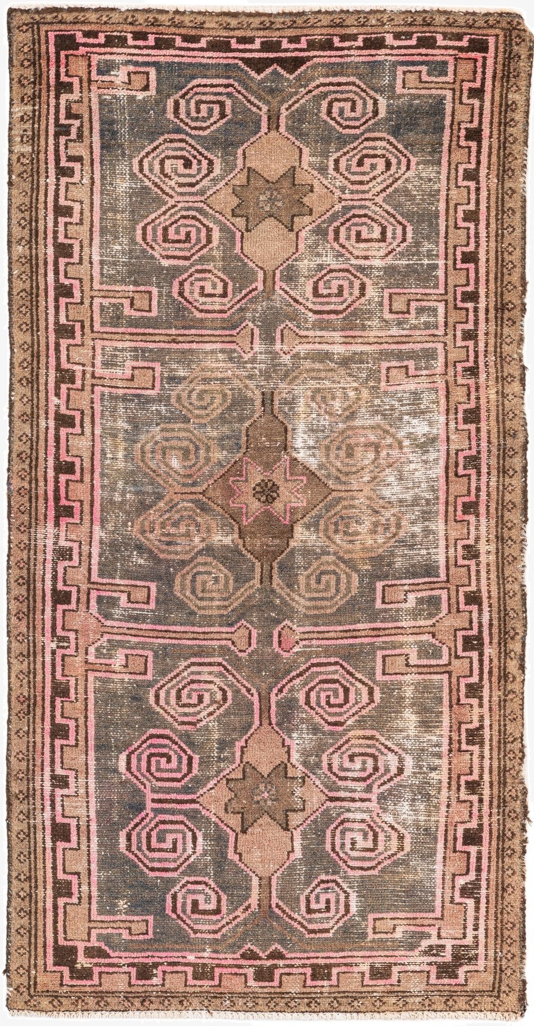 Primary image 2' 9 x 5' 8  Hand Knotted Ultra Vintage Persian Wool Rug