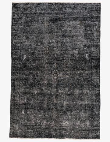 6' 1 x 9' 3 Hand Knotted Ultra Vintage Persian Wool Rug