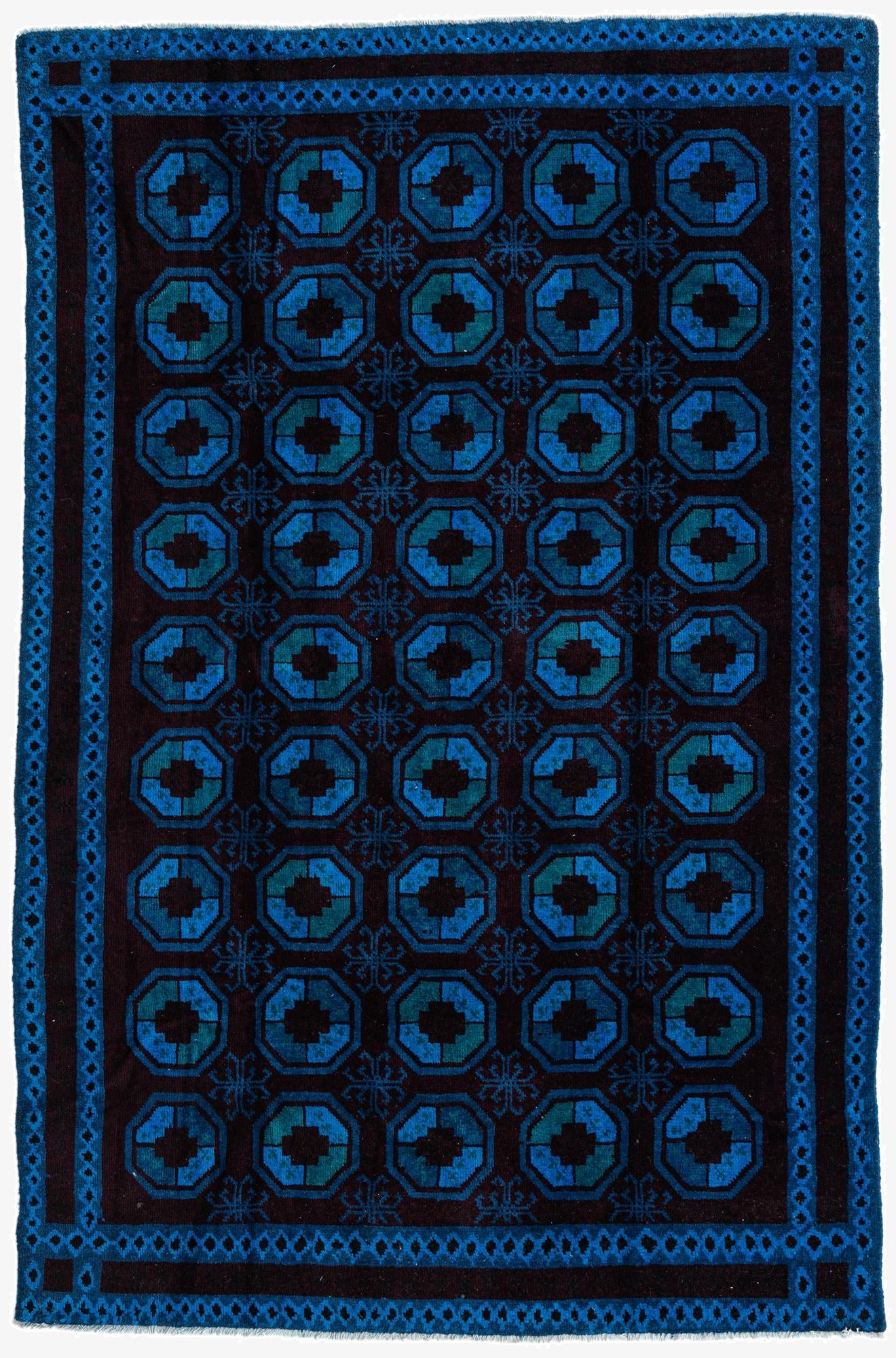 6' 2 x 9' 4  Hand Knotted Ultra Vintage Wool Rug