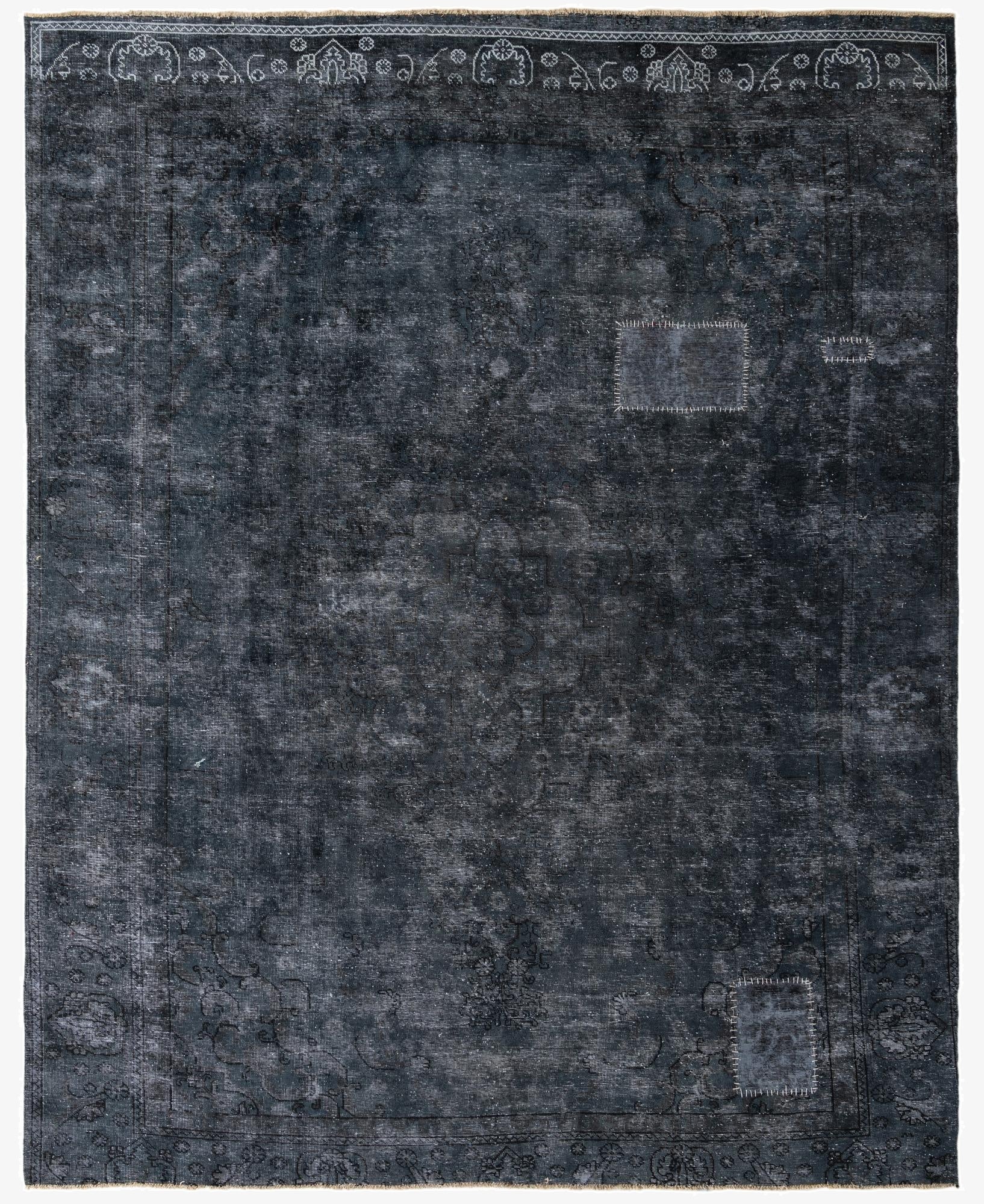 9' 5 x 11' 8  Hand Knotted Ultra Vintage Persian Wool Rug