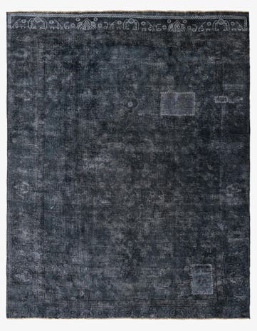 9' 5 x 11' 8 Hand Knotted Ultra Vintage Persian Wool Rug