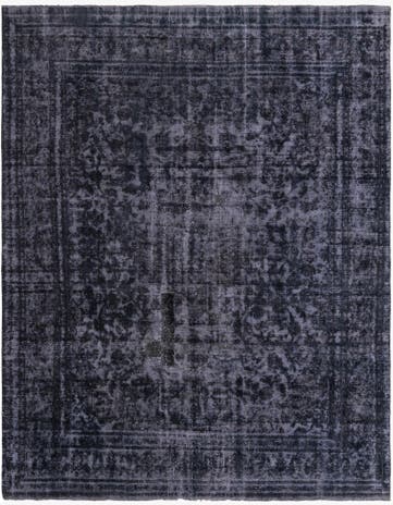 9' 3 x 12' Hand Knotted Ultra Vintage Persian Wool Rug