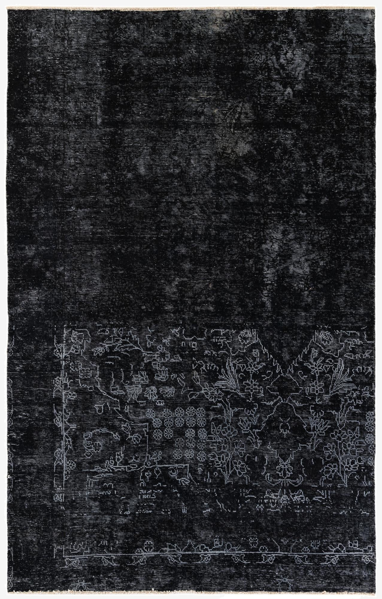 6' 2 x 10'  Hand Knotted Ultra Vintage Persian Wool Rug