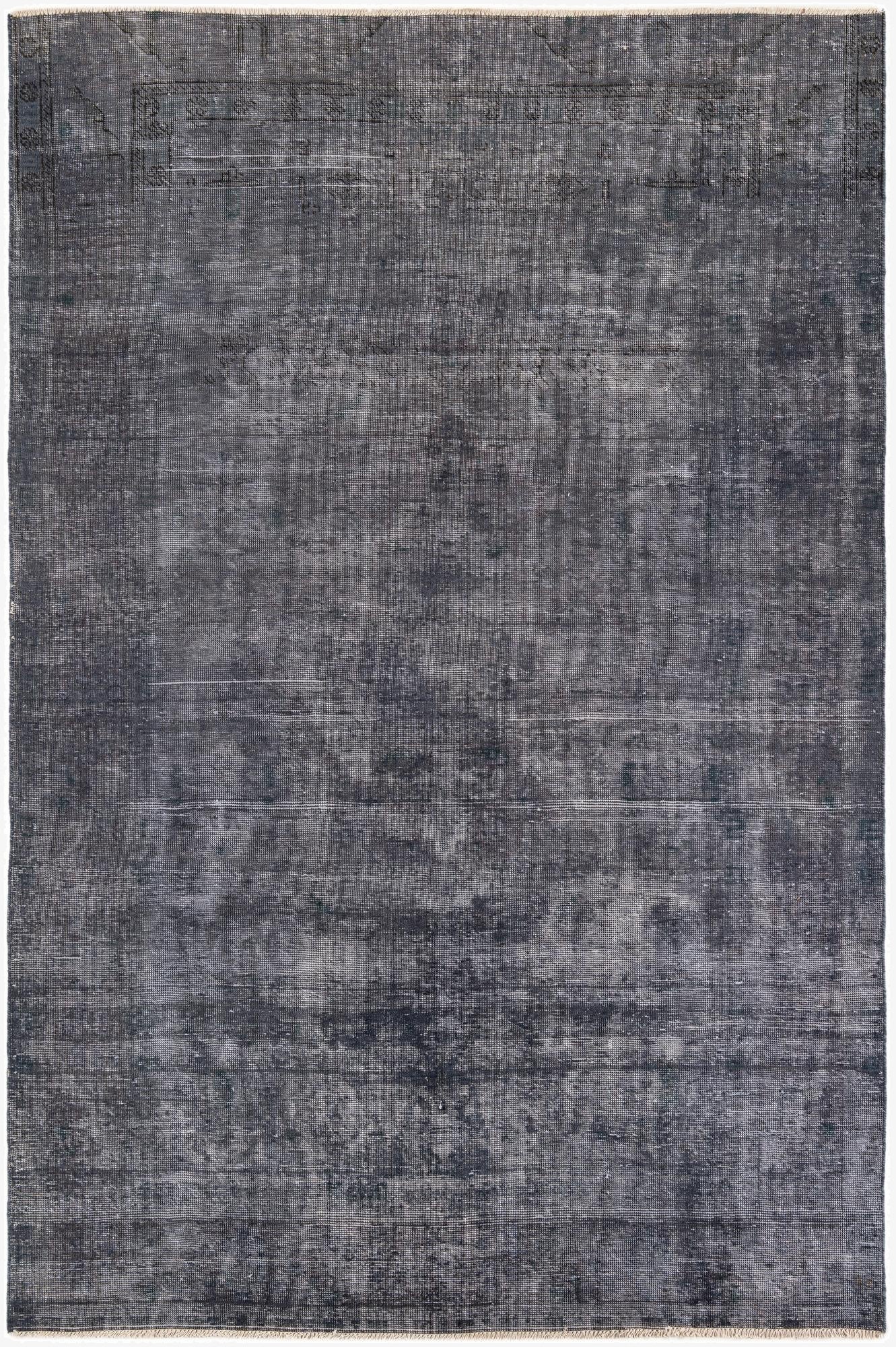 6' 2 x 9' 4  Hand Knotted Ultra Vintage Persian Wool Rug