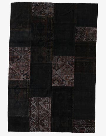 6' 9 x 10' Hand Knotted Ultra Vintage Persian Wool Rug