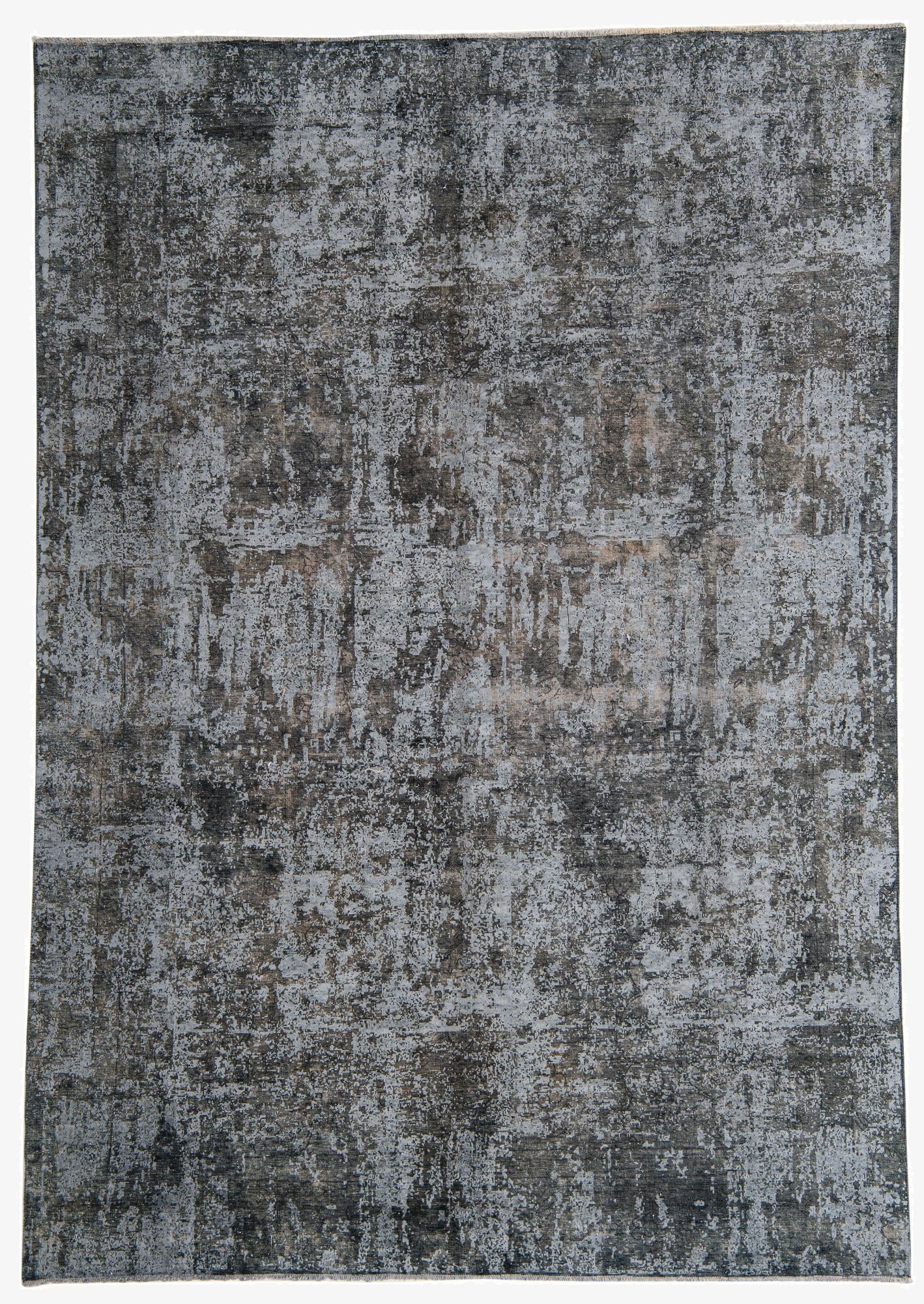 7' x 9' 10  Hand Knotted Ultra Vintage Persian Wool Rug