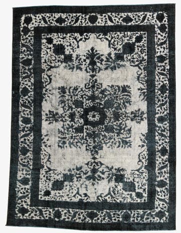 9' 1 x 12' 4 Hand Knotted Ultra Vintage Persian Wool Rug