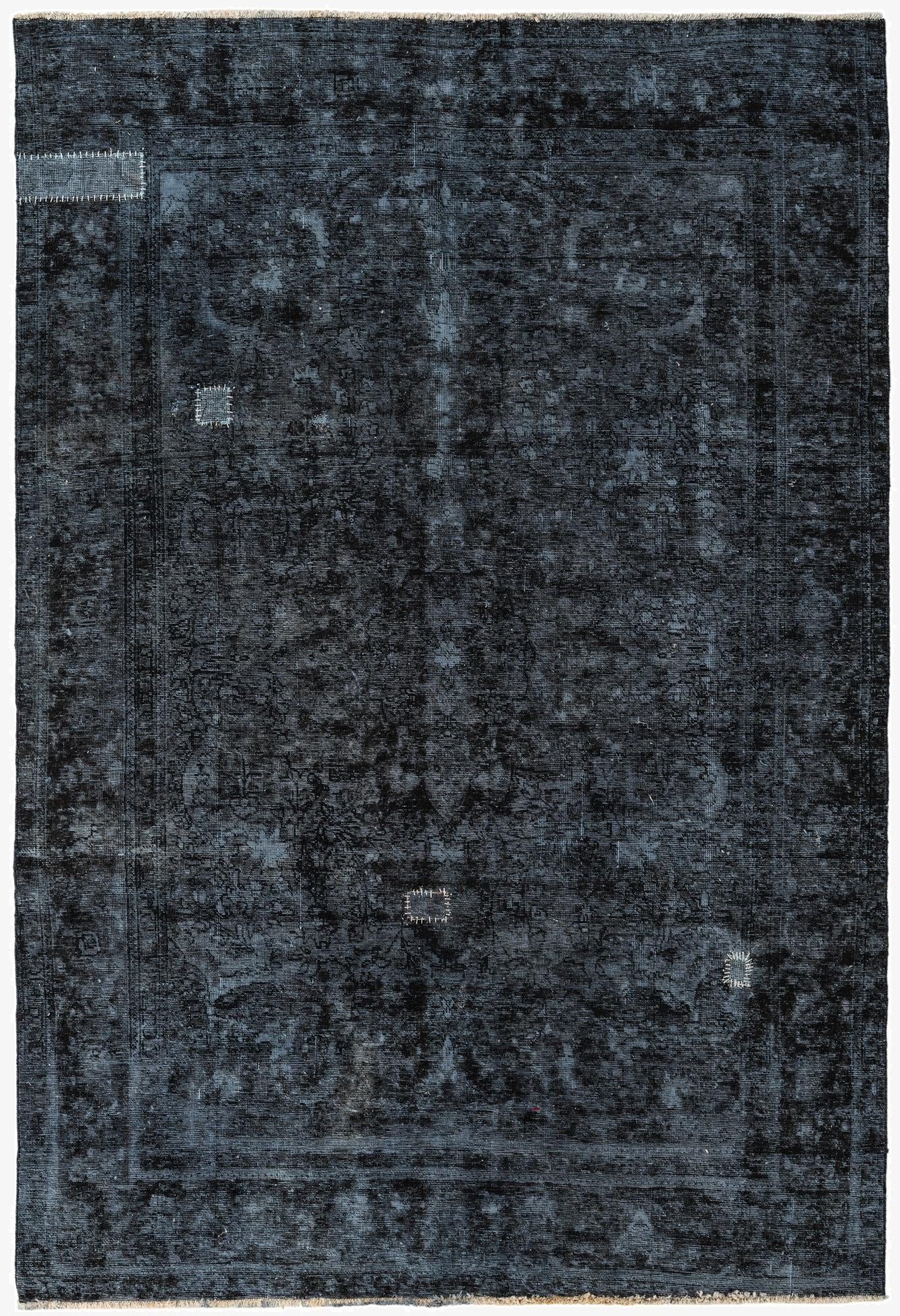 6' 7 x 9' 9  Hand Knotted Ultra Vintage Persian Wool Rug