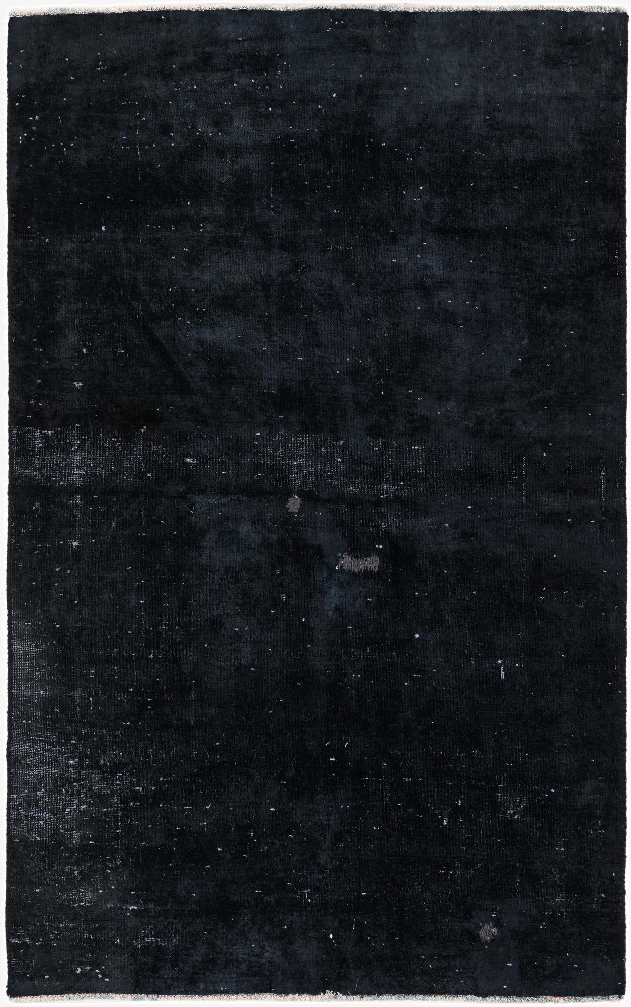 3' 7 x 5' 8  Hand Knotted Ultra Vintage Persian Wool Rug