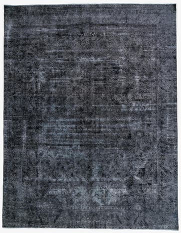 9' 9 x 12' 6 Hand Knotted Ultra Vintage Persian Wool Rug