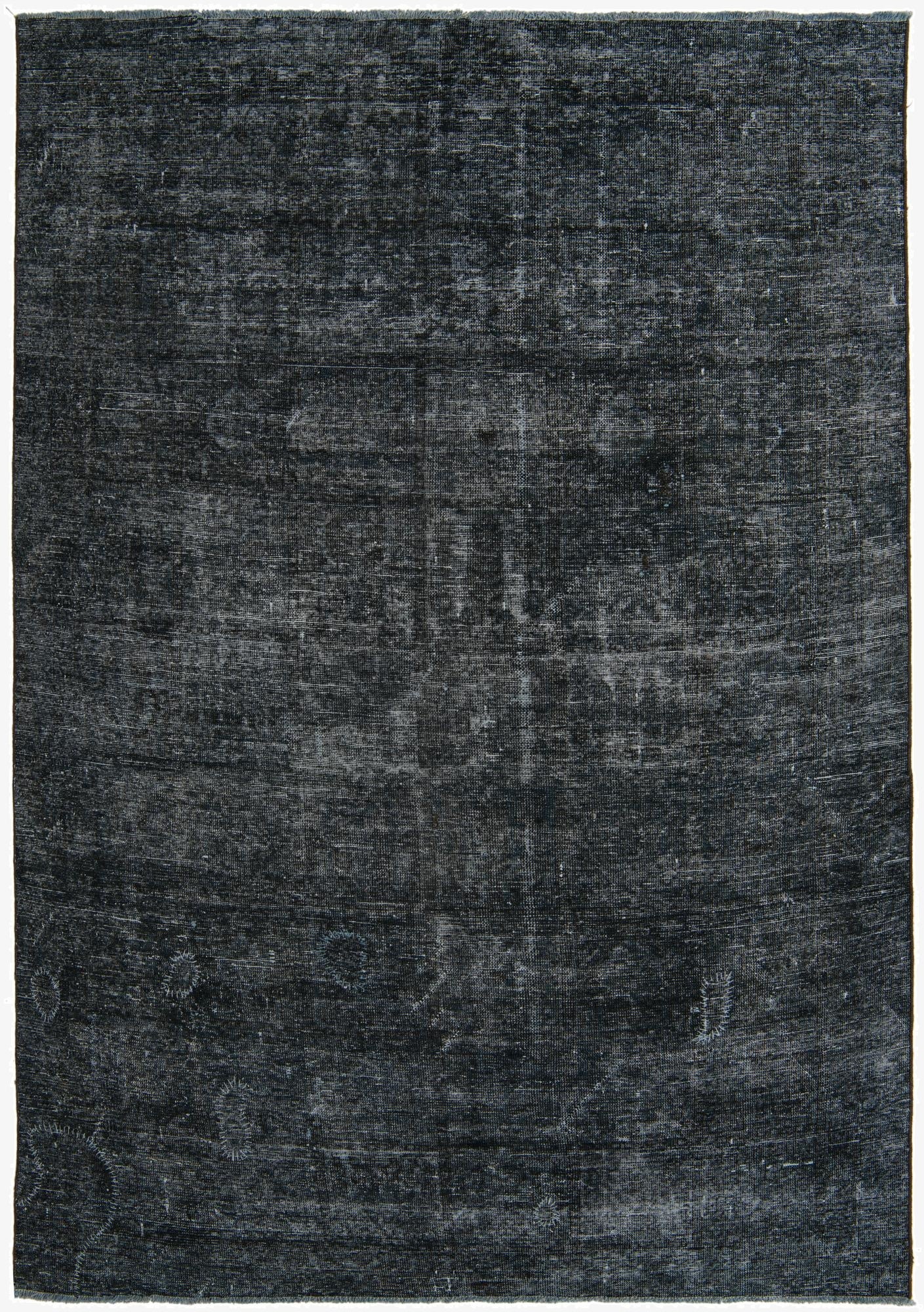 6' 10 x 9' 7  Hand Knotted Ultra Vintage Persian Wool Rug