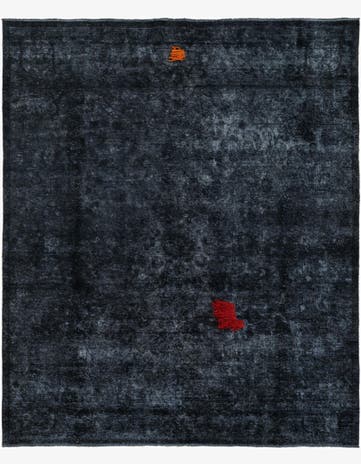 7' 1 x 8' 7 Hand Knotted Ultra Vintage Persian Wool Rug