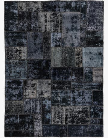 5' 7 x 7' 6 Hand Knotted Ultra Vintage Persian Wool Rug